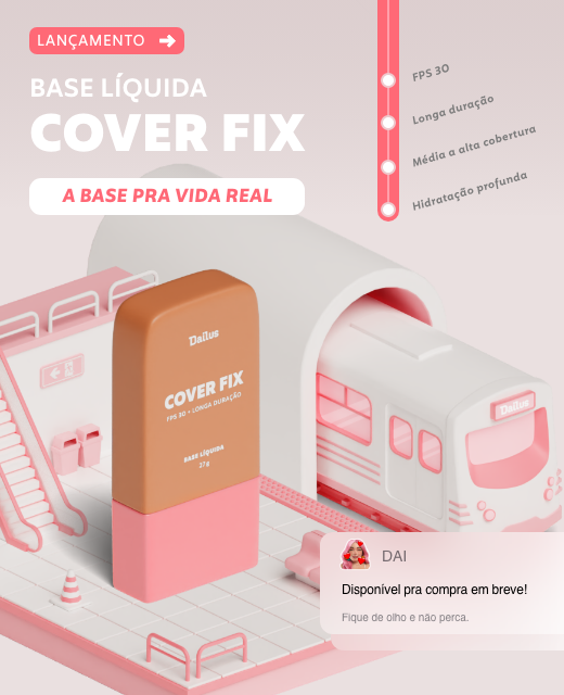 Pré lançamento Cover Fix